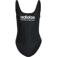 Adidas Maillot de bain sport 'Sportswear U-Back' noir / blanc