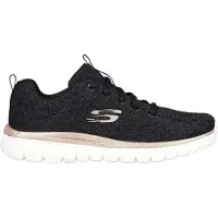 SKECHERS Baskets basses 'Graceful - Get Connected' noir