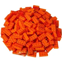 LEGO DUPLO 2x4 briques de base Orange - 3011 NOUVEAU ! Quantité 40x