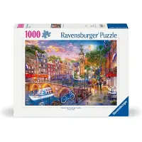 Ravensburger 12000884 Puzzle Coucher de soleil Amsterdam 1000p 1000 pièces 12000884