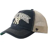 47 Casquette 'NEYYAN TUSCALOOSA CLEAN UP' beige / bleu marine