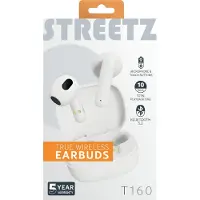 STREETZ Ecouteurs T160 TWS, blanc