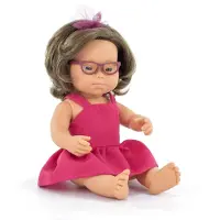 Miniland Bébé Poupée Avec Sd 38 Cm Rosa Rosa One Size