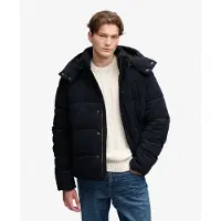 Superdry pour homme. M5012431A Veste à capuche Premium marine (XL), Casuel, Polister recyclé