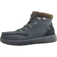HEY DUDE Bottines à lacets noires "" pour hommes, modèle décontracté