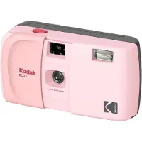 Kodak Appareil photo argentique EC35 (rose poudré) + Ultra Max 24 poses, Appareil photo analogique, Pink