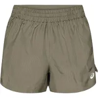 Asics Nagino Run Adjustable 4in Shorts Vert M Femme