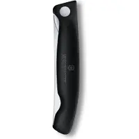 Victorinox Swiss Classic Picnic Knife 6.7833.F Wavy, Black, couteau à légumes dentelé pliant