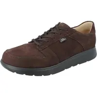 Finn Comfort Timaru Chaussure de confort pour homme, chaussure basse, cuir, marron, semelle amovible - Marques , marron, cuir (nubukrona)