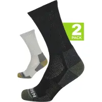 Lorpen Chaussettes en laine mérinos Crew (x2)