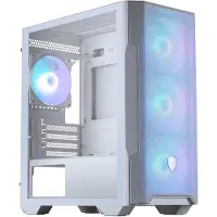 MSI MAG FORGE M100R Midi Tower Transparent, Blanc