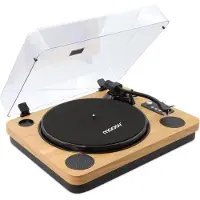 Metronic MOOOV 477361 : Platine vinyle Bluetooth avec haut-parleurs intégrés et port USB