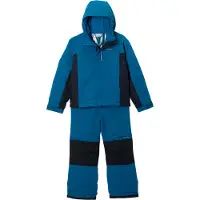 Columbia - Ensemble de ski imperméable - Buga IV Set Phoenix Blue Black en Nylon - Taille Enfant 133 - Bleu
