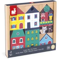 Janod Cross Roads - Cubes a empiler la ville
