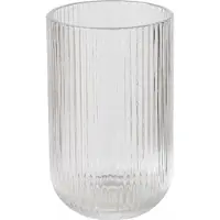 Boltze Szklanka do wody Rigano ryflowane szkło 320 ml, Verres, Transparent