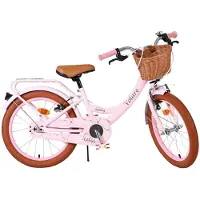 Volare Vélo enfant Ashley - Fille - 18 pouces - Rose - Deux freins à main