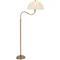 ELSTEAD Lampadaire , Crosby, Beige, Salon / séjour, Métal, Vintage / rétro