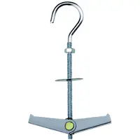 Tox 024100121 Tickin Spagat 25 Mm M6 Toggle Bolt With Hook 25 Units Argenté