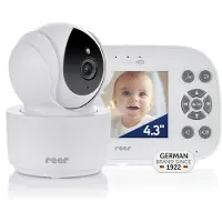 Reer BabyCam XL Move, blanc/gris