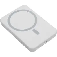 Xtrememac Powerbank magnétique sans fil de haute qualité, compatible MagSafe, 5000mAh, pour iPhone 12/13/14/15, avec USB-C et fonction de charge sans fil, léger et compact, blanc
