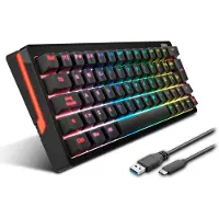 Krom Clavier Mécanique Gaming Mini Kreator Espagnol