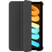 Just in Case Tri-Fold Apple iPad mini 7 Book Case Noir