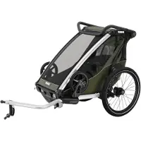 Thule - Poussette/remorque multisports légère - Chariot Lite Single Vintage Green - Kaki