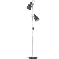 Paulmann Lampadaire , Haldar, Gris, Salon / séjour, Métal, Moderne