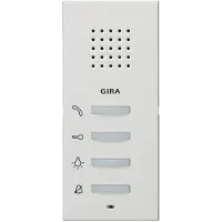 Gira Station d'appartement 125027 AP Système 55 blanc pur mat (125027)