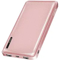 Logilink Prüfen (10000 mAh, 12 W), Chargeur de secours, Rose, Pink, Or