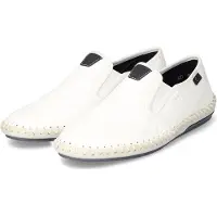 Rieker Slip on bleu marine / blanc