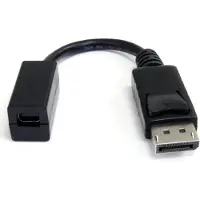 StarTech.com .com Câble DisplayPort vers Mini DisplayPort 15 cm - Vidéo UHD 4K x 2K - Câble Adaptateur DP Mâle vers Mini DisplayPort Femelle - Câble de Rallonge pour Ordinateur DP vers Moniteur mDP 1.2