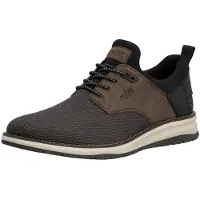 Rieker Chaussure de sport à lacets brun foncé / noir