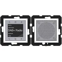 Hager WAN6110WM (DAB+ DAB, Bluetooth), Radio, Blanc