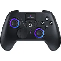 Oniverse Manette sans fil avec écran Aura Noir Vide pour Nintendo Switch PC Mac Mobile TV et Consoles PC