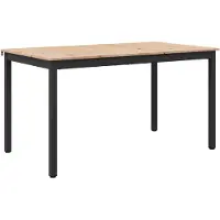 vidaXL Table de salle à manger Nature 150 x 90 x 75 cm Pin massif