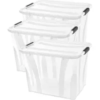 Siena Home Boîte de rangement Anzio 55 l, lot de 3