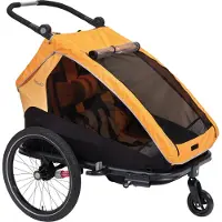 Xlc Remorque pour enfants DUO S BS-C10, marigold