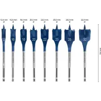 Bosch EXP SelfCutSpeed Jeu de mèches plates 8 pièces - 2608902111