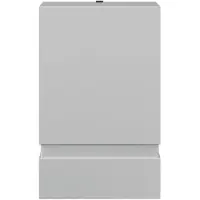 vidaXL Applique murale extérieure argentée acier inoxydable