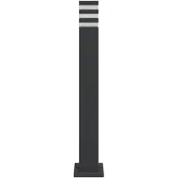 vidaXL Lampadaire d'extérieur noir 80 cm aluminium