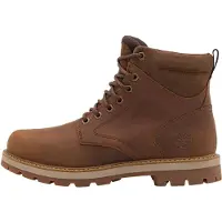 Timberland pour homme. TB0A69UHEM61 Bottines imperméables mi-hautes à lacets Britton Road marron (45), Cuir, Plat, Casuel, Durable