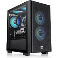 Thermaltake Versa H16 Case PC Micro Tower Vetro Temperato ARGB Nero