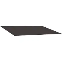 vidaXL Tissu de remplacement pour store, anthracite, 350 x 250 cm, polyester