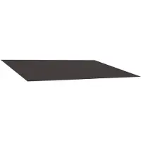 vidaXL Tissu de remplacement pour store, anthracite, 450 x 350 cm, polyester