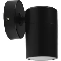 Silamp Applique Murale Noire IP65 pour Ampoule GU10