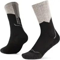 Buff Merino Mw Crew Socks Noir EU 42-44