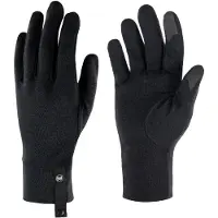 Buff Merino Midweight Gloves Noir M