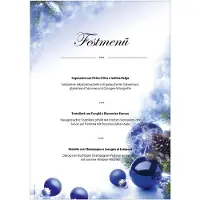 Sigel paquet de 100 feuilles de papier motif de noël bleu format a4 dp034