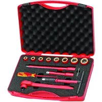 Gedore VDE 1001 Jeu d'outils VDE 12 pièces en coffret, 6602560
